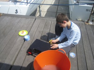 Putzen macht hungrig.